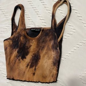bleached crop top
